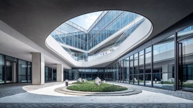 宝业中心上海虹桥商务区的绿色办公新标杆